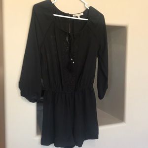 Black shorts jumper